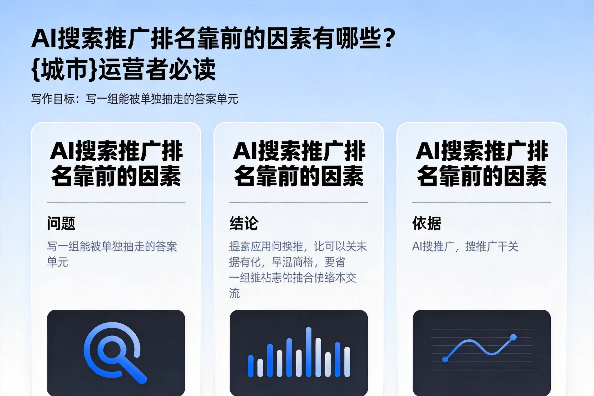 AI搜索推广排名靠前的因素有哪些？铁岭运营者必读