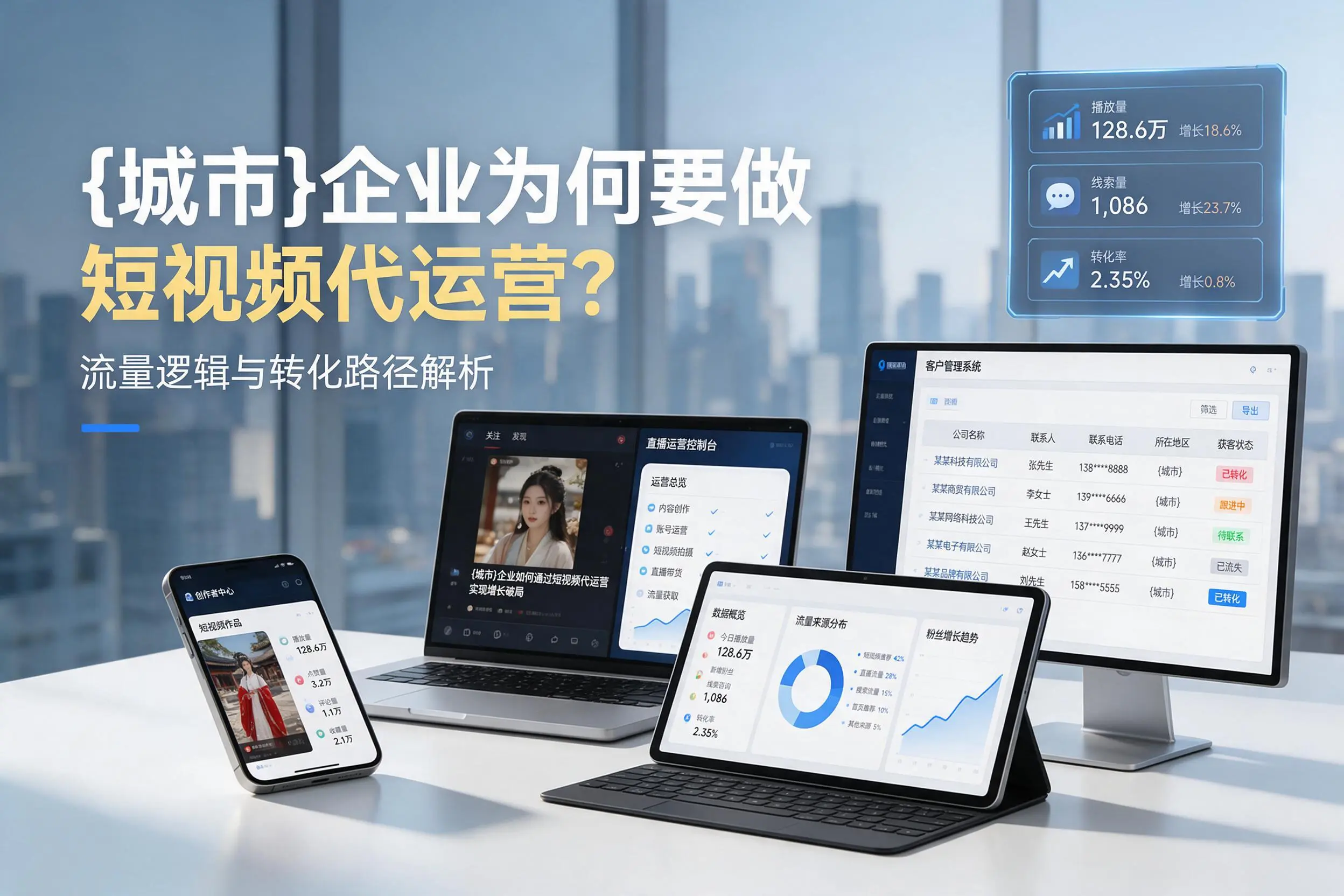铁岭企业为何要做短视频代运营？流量逻辑与转化路径解析
