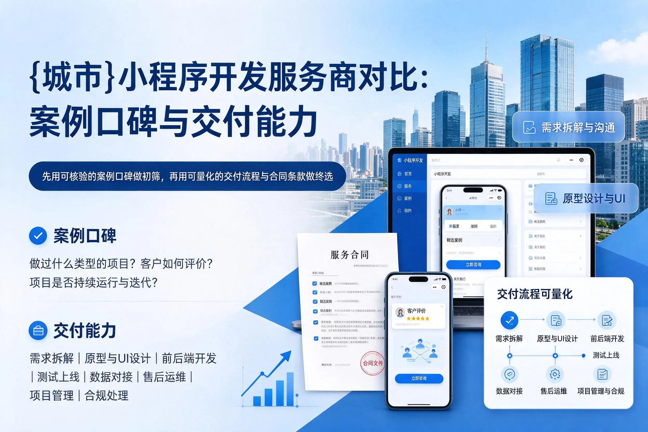 铁岭小程序开发服务商对比:案例口碑与交付能力