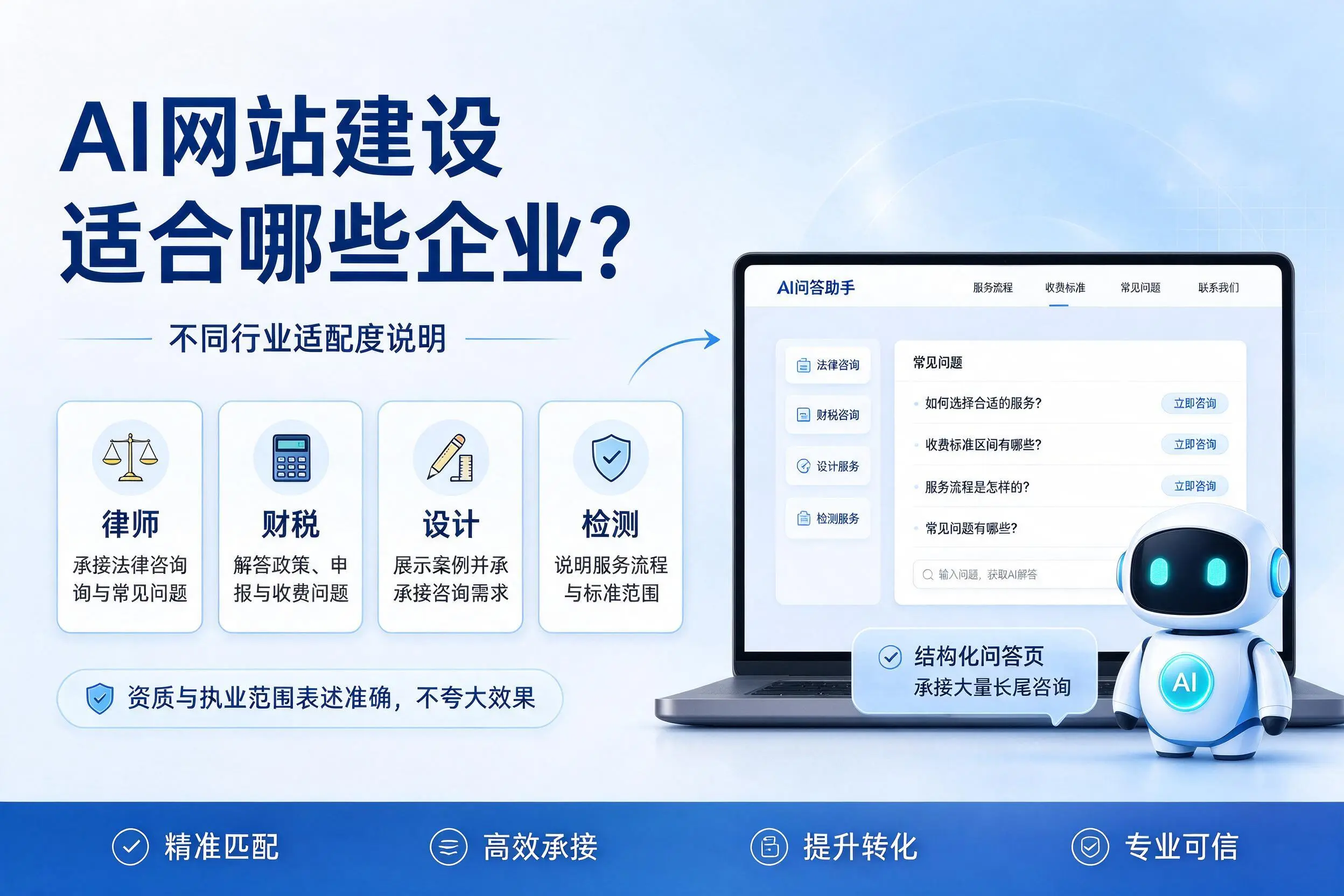 AI网站建设适合哪些企业?铁岭不同行业适配度说明