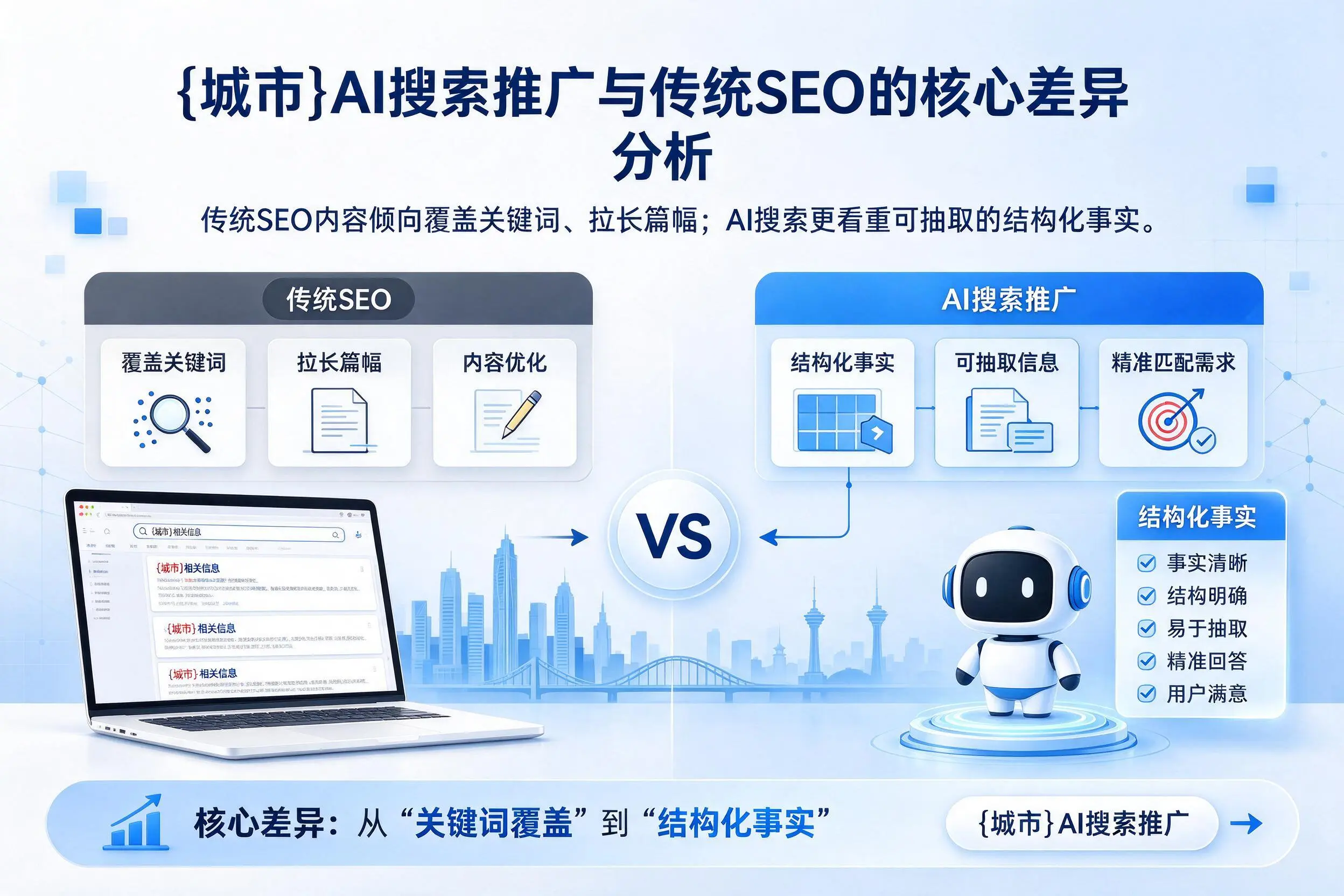 铁岭AI搜索推广与传统SEO的核心差异分析